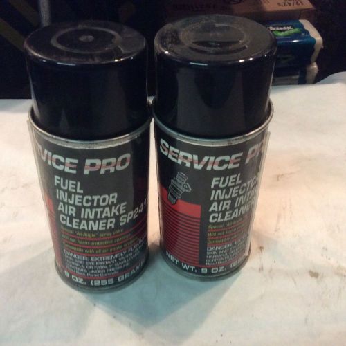 2-service pro-tech charger kit air intake&amp;fuel injector nos cleaner new  9oz