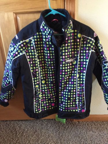 Girls twist bella snowmobile jacket size l euc