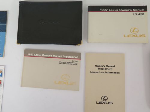 1997 lexus lx 450 owners manual book