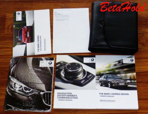 2014 bmw 3 series sedan owners manual  set  with case - *unused*