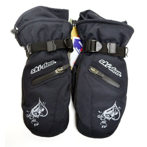 Ski doo ladies muskoka mitts black sm, 2xl 4461900490, 4461901490