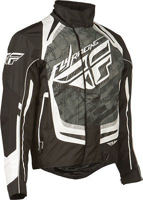 Fly racing snx pro snowmobile jacket white