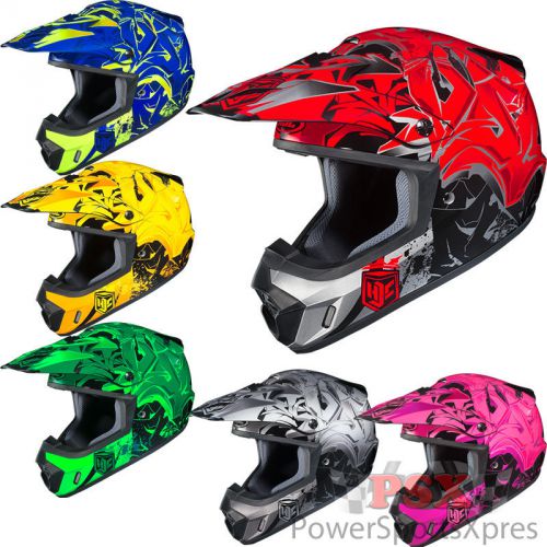 Hjc cs-mx graffed moto snowmobile helmet  w/ free breath box