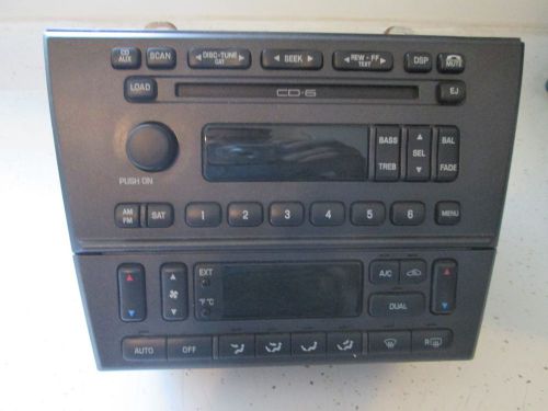 Good used oem 6 disc cd changer stereo for 03-04 ford thunderbird