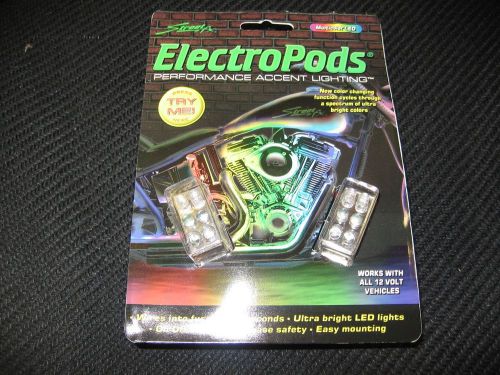 Pair of electropod led accent lights multicolor motorcycle atv truck any 12 volt