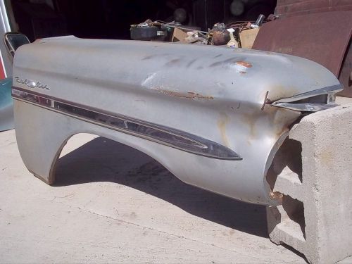 1959 chevy right front fender original free delivery-carlisle/hershey,pa swaps