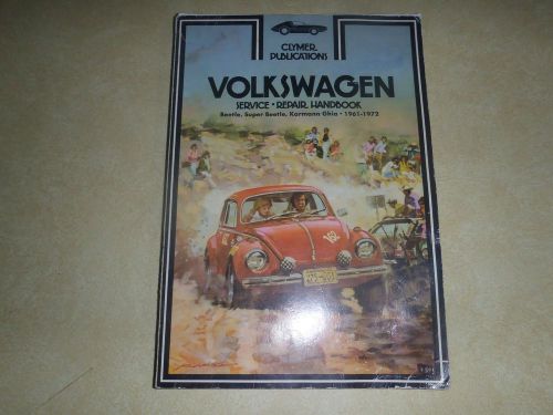 Volkswagon 1961-1972  clymers service manual shop book