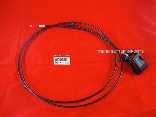 Genuine honda oem civic hood latch release cable lever/handle/tab 92 93 94 95