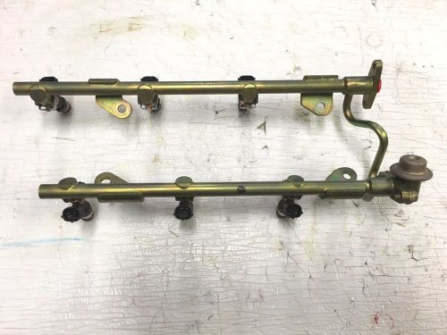 03-2005 nissan 350z infiniti fx35 g35 oem fuel injector rail with injectors used