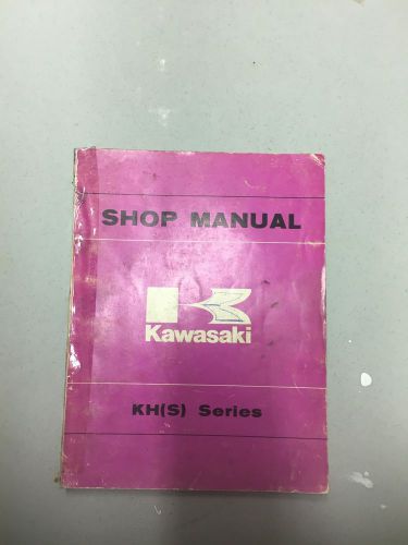 Kawasaki factory service manual kh(s) 250 400 500 kh