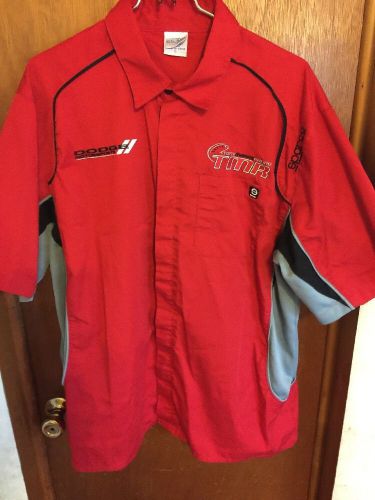 Dodge racing crew shirt size large