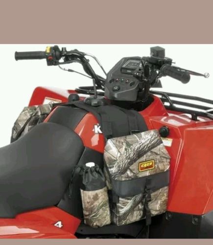 Quadboss zipper less adjustable tank saddlebag atv camoflauge realtree qb2sb1-ap