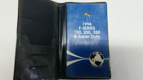 Ford  1996 f series owner guide