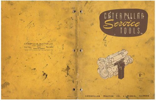40&#039;s-55 1955 caterpillar special tools catalog manual #8