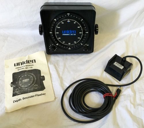 Uniden president mc140 depth finder sounder flasher