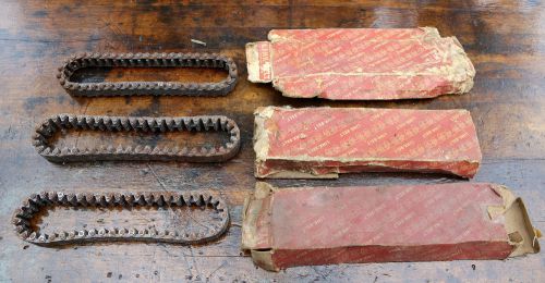 1930&#039;s 40&#039;s  auburn buick lycoming engine timing chains lot of (3) linkbelt 402
