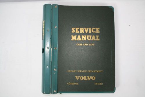 Volvo pv 444 pv 445 duett cars &amp; vans complete service manual 1958