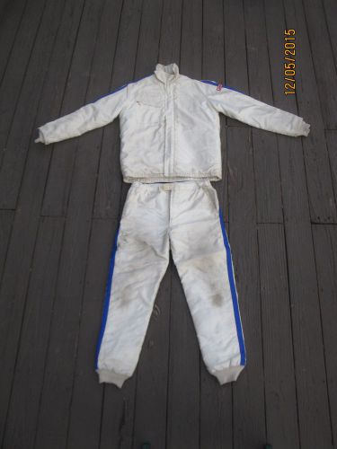 Vintage simpson drag fire driving suit funny car dragster nitro racing cackle