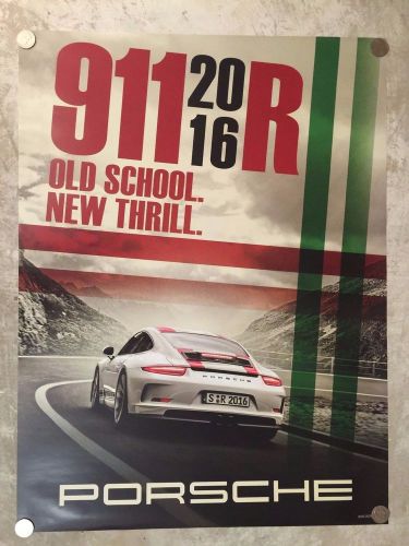 2016 porsche 911 911 r poster original 100 x 80 cm