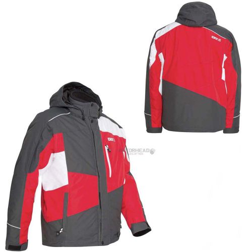Snowmobile ckx squamish jacket charcoal red men xsmall snow winter coat