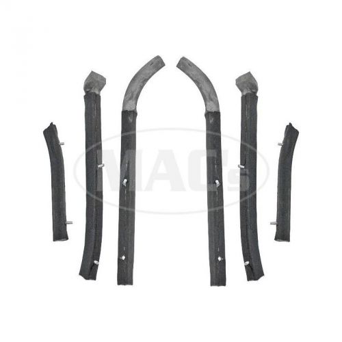 Ford thunderbird soft top partial seal kit, 6 pieces needed to seal over both