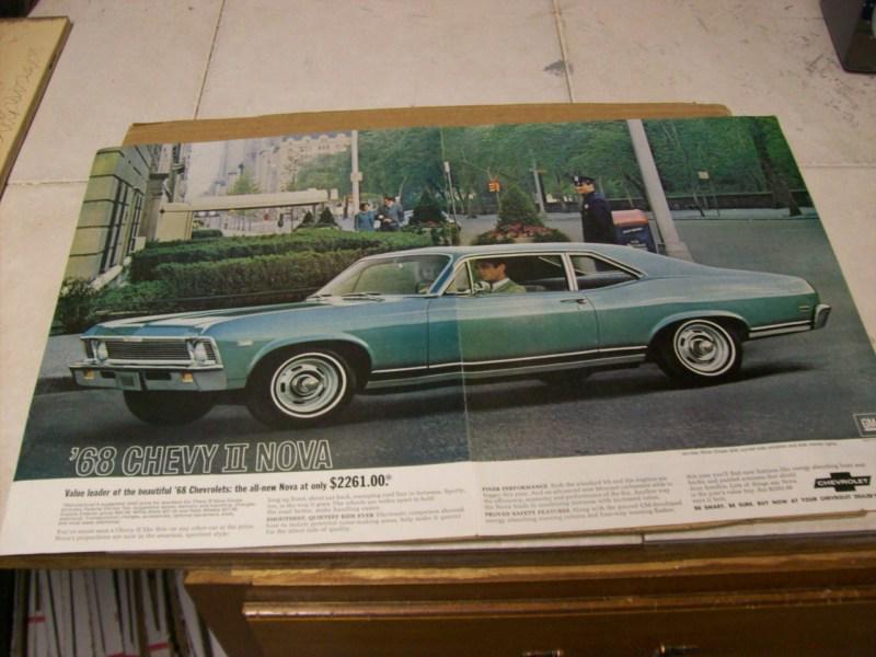 1968 chevrolet chevy ii  nova   advertisement, vintage ad