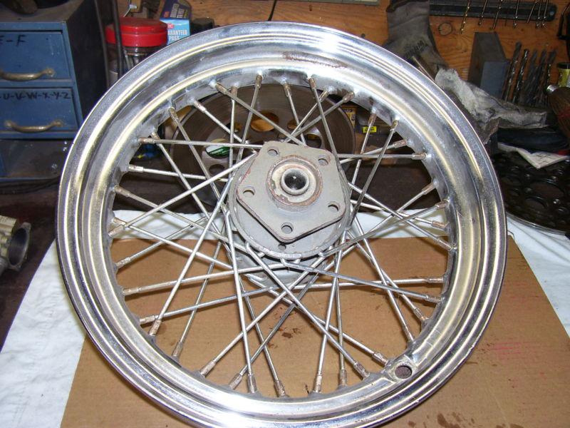 Harley front or rear 16" x 3" chrome wheel