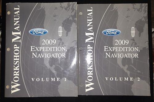 09 lincoln navigator ford expedition service manual shop repair factory workshop