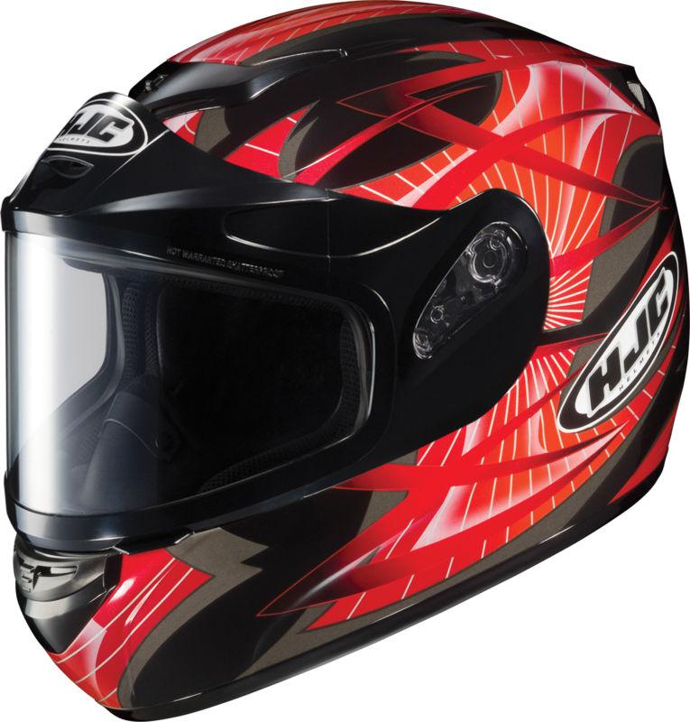 Hjc cs-r2 storm full face snowmobile helmet red size x-large