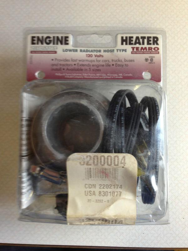 Zerostart engine heater for 1 3/4 inch diameter lower radiator hose. nib.