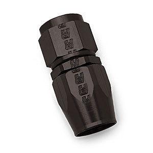 Russell 610045 -10 an black straight full flow hose end fitting