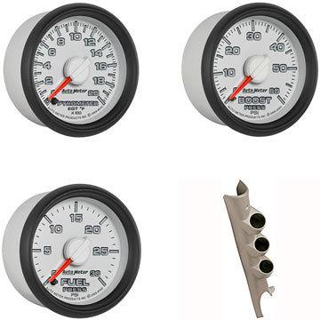Autometer factory match gauge kit-03-09 dodge-boost/pyro/fuel press/pillar