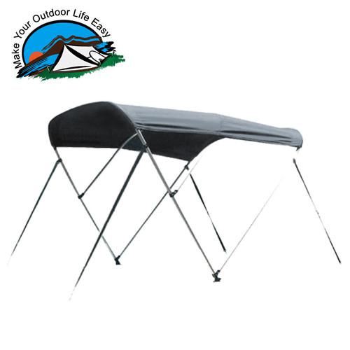 New 3 bow bimini boat cover top 79''-84'' wide gray cover 6 ft include hardwares