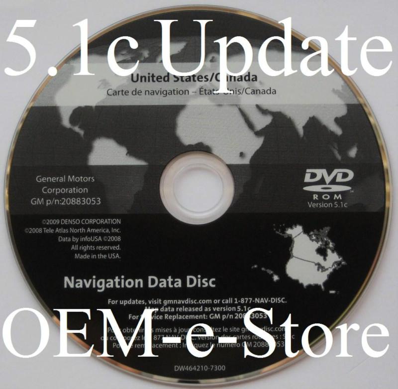 2010 update 5.1c 2006 2007 2008 2009 2010 2011 cadillac dts navigation dvd map
