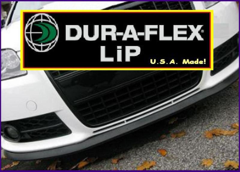 Dura-flex front bumper spoiler chin splitter valance body kit air wing trim lip