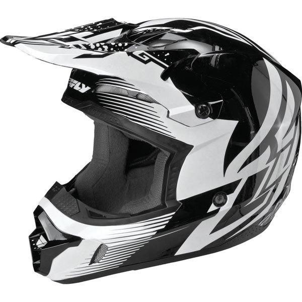 Black/white xxl fly racing kinetic inversion helmet 2013 model