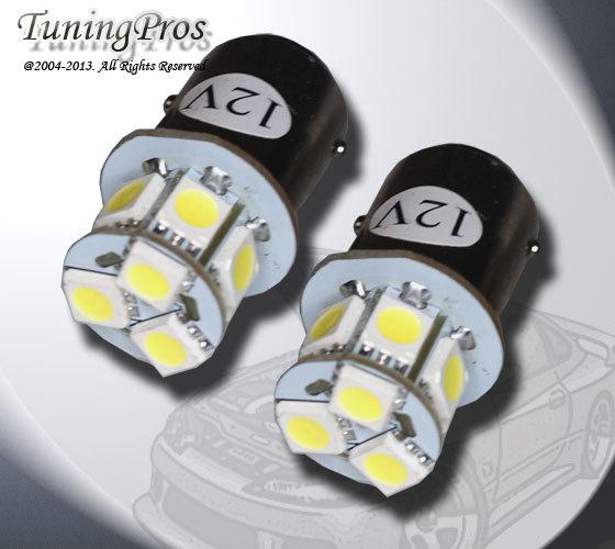 (1 pair) set of 2 pcs dome light 1157 9 smd white led light bulbs 1816