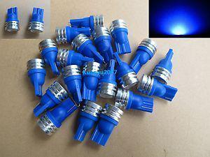 10x blue led t10 lights bulbs licence plate lamp map trunk dome high power 8000k