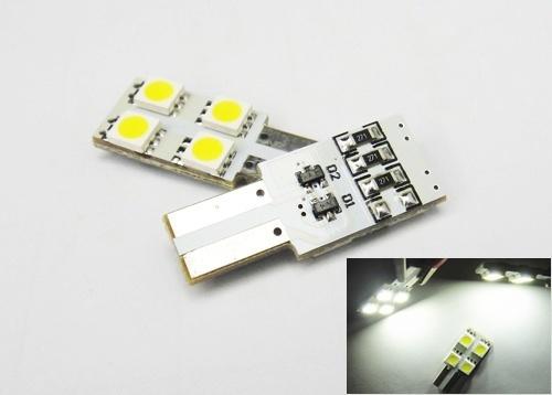 High power 4 smd led light side glow dash door courtesy step 168 194 2825 white