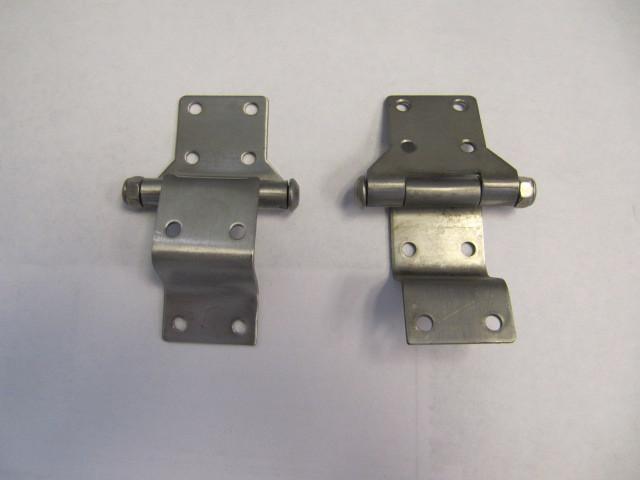 Set of hinges for harley davidson tour paks