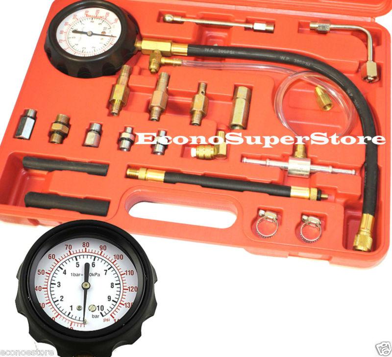 Gas fuel pressure injection tester combustion spraying diagnostic meter gauge  