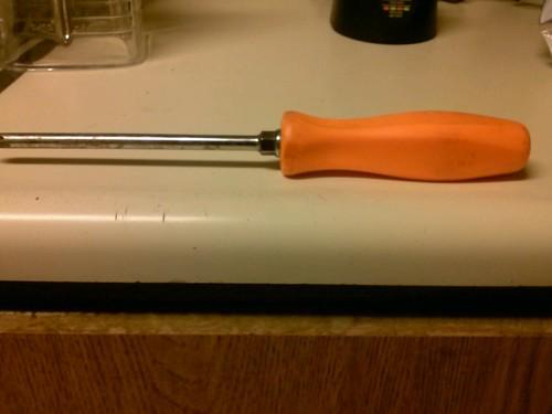 Snap on 10" #3 phillips screwdriver ssdp63 orange hard handle