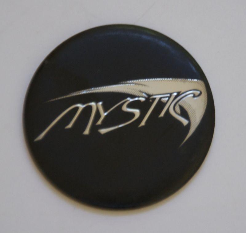 Mystic wheel center cap 2 " black sticker/logo/emblem