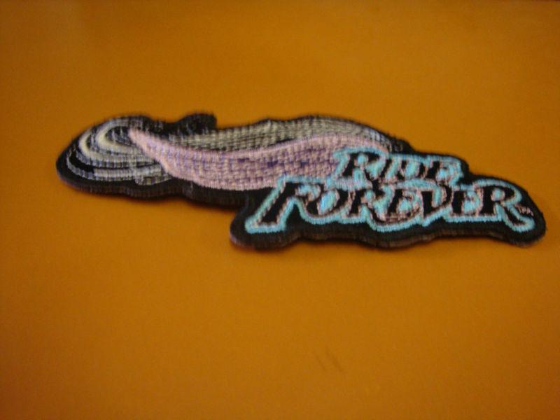 Ride forever wing biker patch new!!