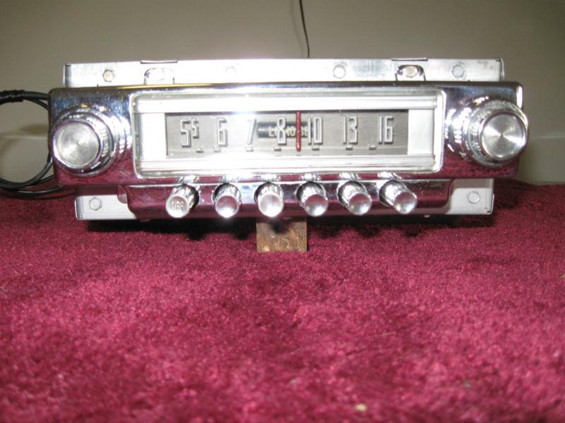 Very nice restored mercury lincoln ford  hi-fi-deluxe radio  plays fine
