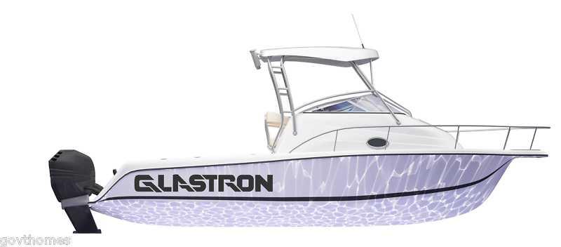 Logo decal for glastron boats- mako, yamaha, wellcraft and others available