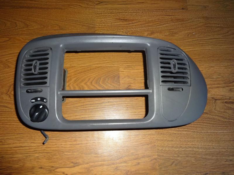 1997 1998 1999 2000 2001 2001 ford expedition climate control bezel 4x4 grey