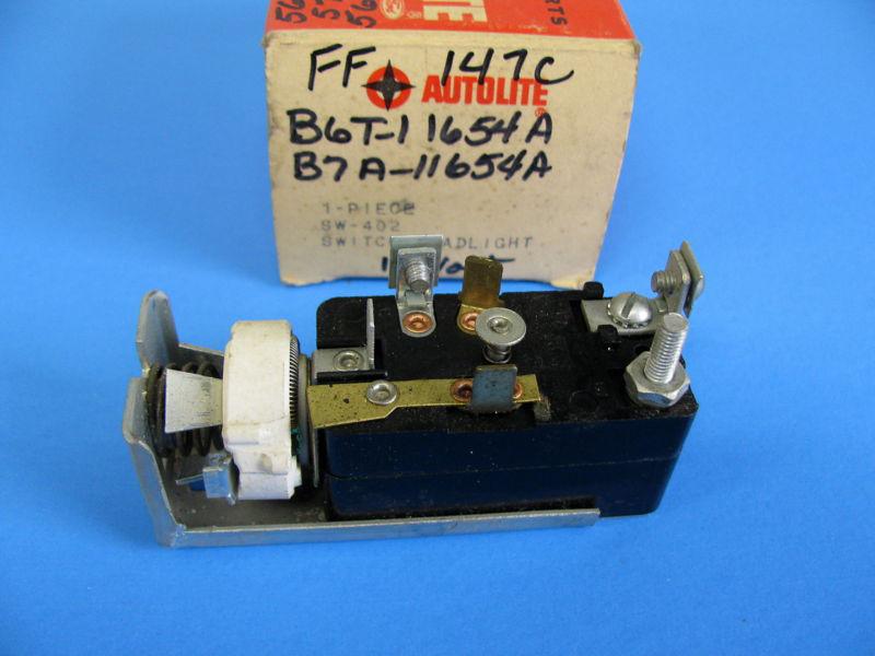 Nos 1956 1957 ford thunderbird 12v headlight switch b7a-11654-a
