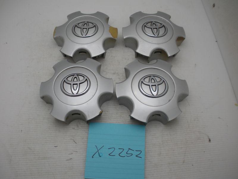 Set of 4 oem 03 04 05 06 07 toyota tundra sequoia wheel center caps hubcaps