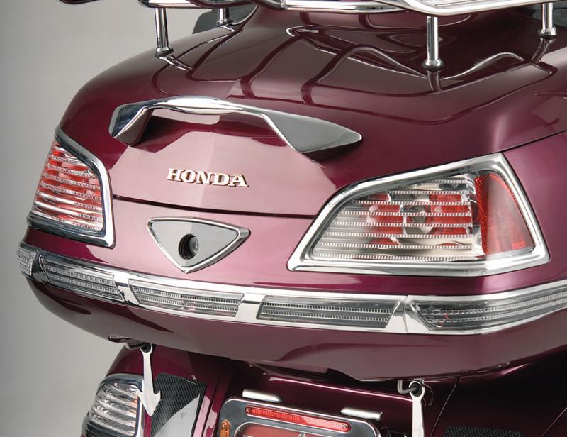 Honda goldwing trunk light accent trim - show chrome taillight trim for gl1800